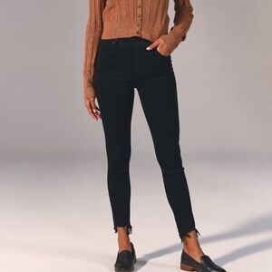 Abercrombie & Fitch Curve Love Super Skinny High Rise Ankle Jeans